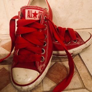 Converse sneakers red